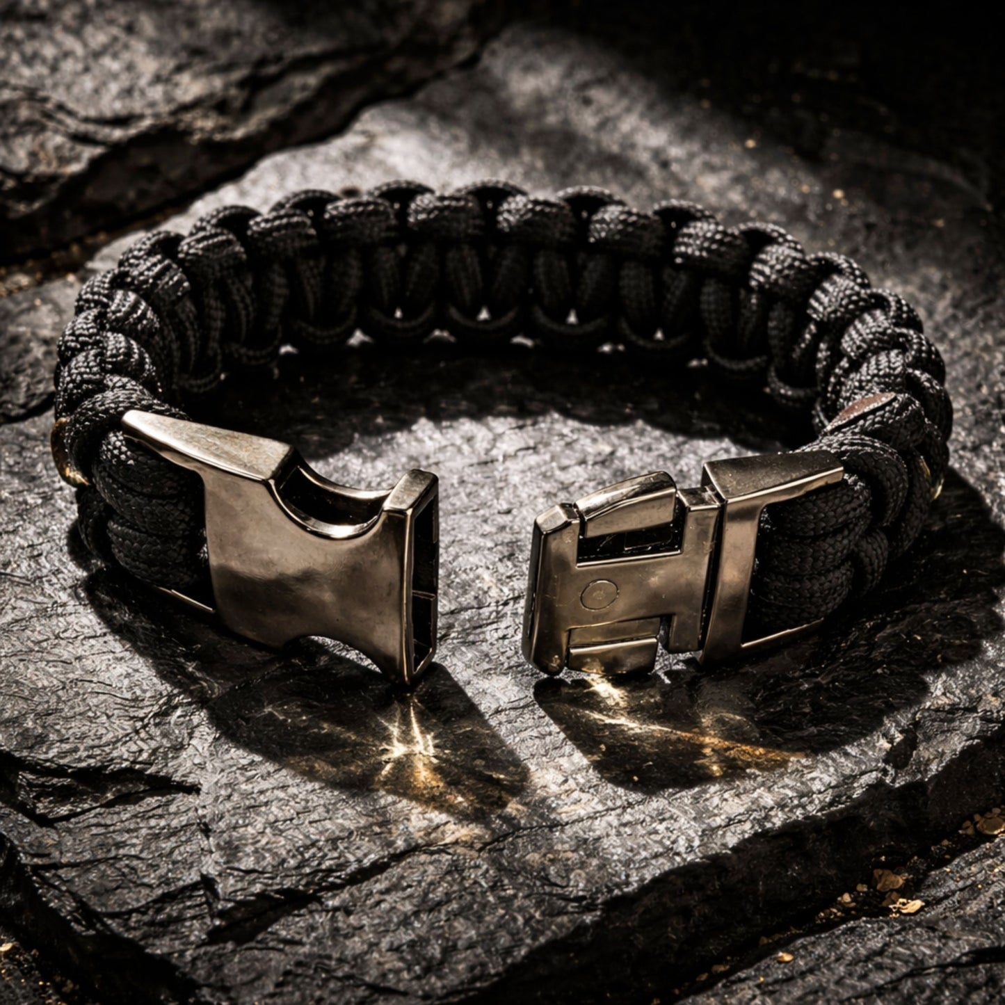 Thin Green Line Paracord Bracelet - Handmade Military Support Bracelet